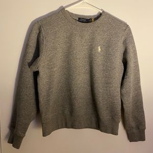 Grey Polo Ralph Lauren Women’s Crewneck. Size Medium.